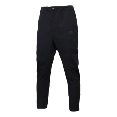 NIKE Nike Woven Athleisure Casual Sports Long Pants Black
