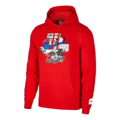 NIKE Nike x LPL Crossover hooded Long Sleeves Red