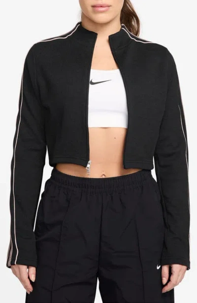 NIKE NIKE X NAOMI OSAKA RIB KNIT ZIP CROP JACKET