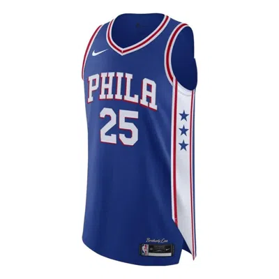 NIKE Nike x NBA 76ers Icon Edition 2020 Authentic Jersey 'Ben Simmons 25'