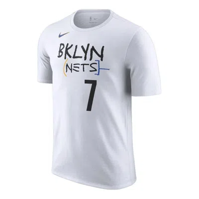 NIKE Nike x NBA Brooklyn NETS Kevin Durant T-Shirt 'White'