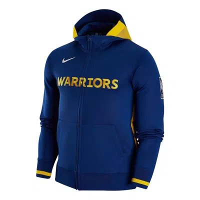 NIKE Nike x NBA Golden State Warriors Showtime Full-Zip Hoodie 'Navy'