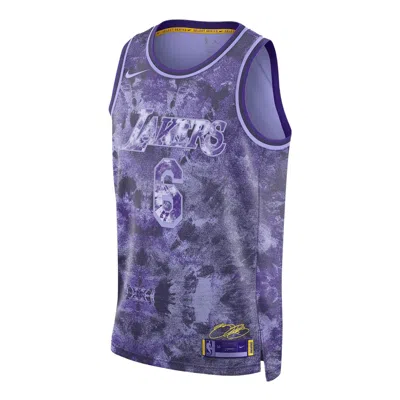 NIKE Nike x NBA LeBron James Los Angeles Lakers 22/23 Dri-FIT Swingman Jersey 'Purple'