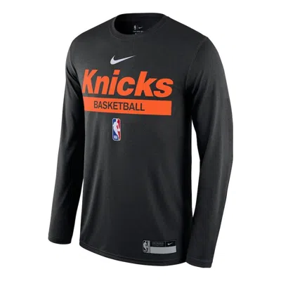 NIKE Nike x NBA New York Knicks Long T-Shirt 'Black'