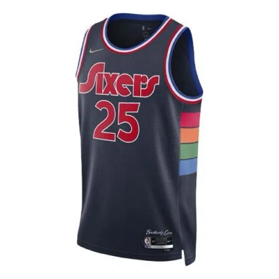 NIKE Nike x NBA Philadelphia 76ers Jerseys 'Ben Simmons 25'