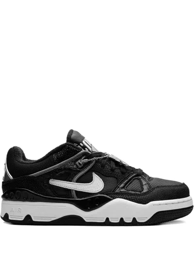 NIKE X NIGO AIR FORCE 3 SP "BLACK/WHITE/SMOKE GREY/METALLIC PLATINUM" SNEAKERS