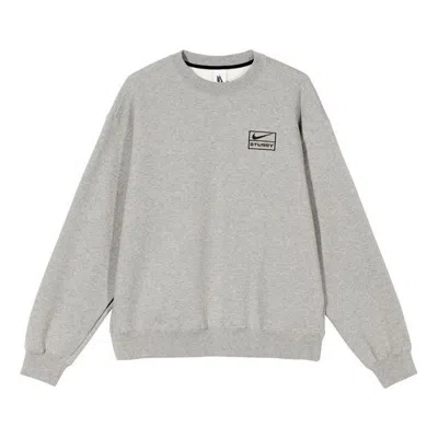 NIKE Nike x Stussy NRG BR Crew Fleece 'Grey'