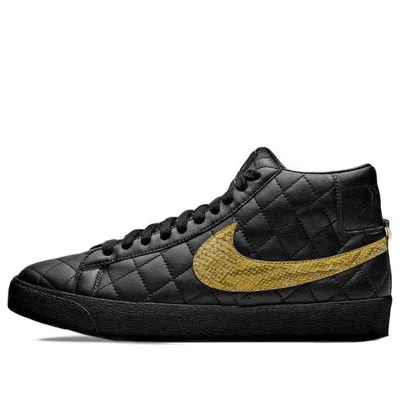 NIKE Nike x Supreme Zoom SB Blazer Mid QS 'Black Snakeskin'