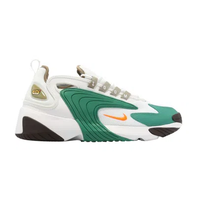 NIKE ZOOM 2K 'WHITE TOTAL ORANGE GREEN'