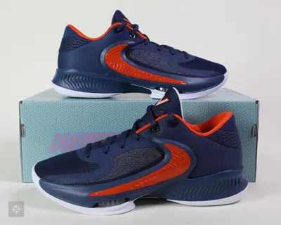 NIKE NIKE ZOOM FREAK 4 VIRGINIA CAVALIERS PLAYER EXCLUSIVE NAVY SHOES MENS SIZE 7.5-8