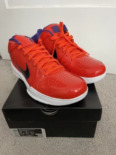 NIKE NIKE ZOOM KOBE 4 PROTRO X UNDEFEATED PHOENIX SUNS (CQ3869-800) SIZE 9.5