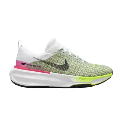NIKE ZOOMX INVINCIBLE RUN FLYKNIT 3 'WHITE VOLT HYPER PINK'
