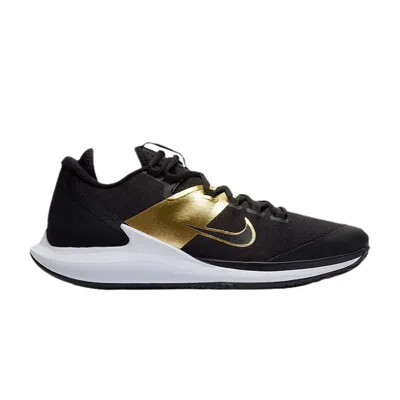 NIKE NIKECOURT AIR ZOOM ZERO HC 'BLACK METALLIC GOLD'