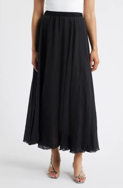 NIKKI LUND NIKKI LUND ALBA PULL-ON MIDI A-LINE SKIRT