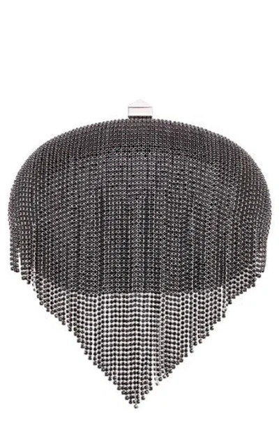 NINA NINA CRYSTAL CHAIN DRAPED MINAUDIER