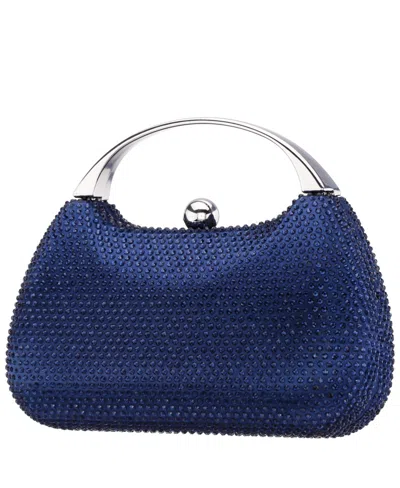 NINA CRYSTAL MINAUDIERE WITH METAL HANDLE
