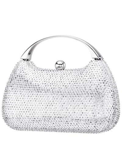 NINA CRYSTAL MINAUDIERE WITH METAL HANDLE