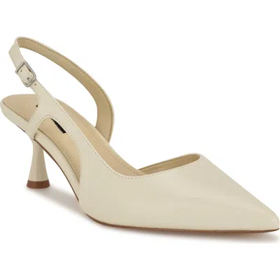 NINE WEST NINE WEST RENELA POINTED TOE SLINGBACK PUMP