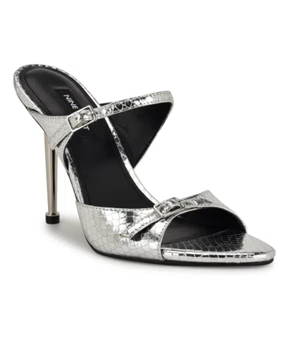 NINE WEST WOMEN'S REIDA OPEN TOE DRESS SANDALS