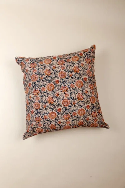 NINÉH NINÉH SUNSET HORIZON KALAMKARI HANDCRAFTED PILLOW