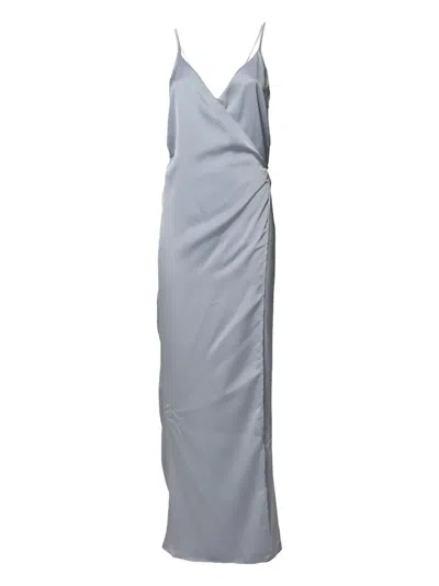 NINEMINUTES DRAPED SLIP DRESS