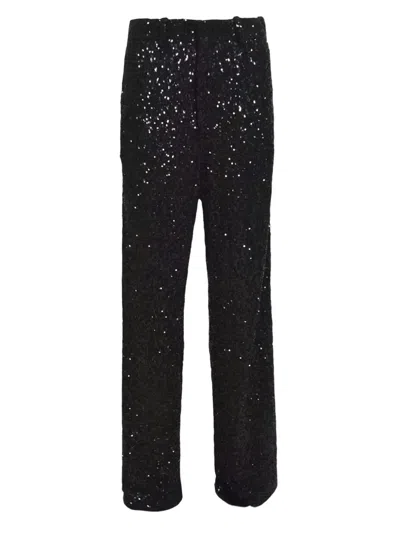 NINEMINUTES SEQUIN-EMBELLISHED TROUSERS