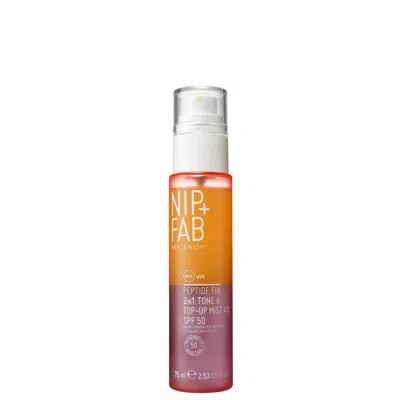 NIP+FAB NIP+FAB PEPTIDE FIX 2-IN-1 TONE & TOP UP SPF50 MIST 4% 75ML