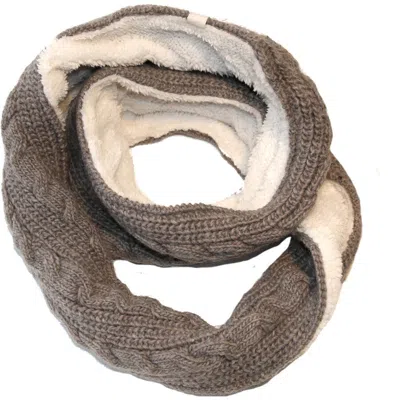 NIRVANA DESIGNS NIRVANNA DESIGNS TRINITAS LINED INFINITY SCARF