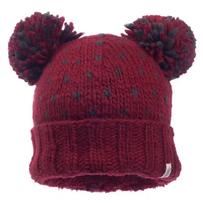 NIRVANNA DESIGNS NIRVANNA DESIGNS DOUBLE POM KIRA HAT