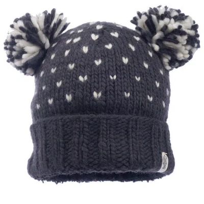 NIRVANNA DESIGNS NIRVANNA DESIGNS DOUBLE POM KIRA HAT