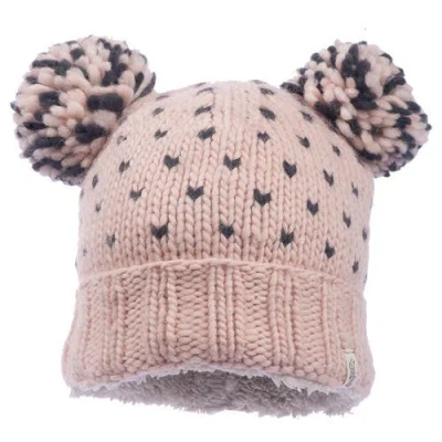 NIRVANNA DESIGNS NIRVANNA DESIGNS DOUBLE POM KIRA HAT