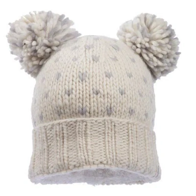 NIRVANNA DESIGNS NIRVANNA DESIGNS DOUBLE POM KIRA HAT