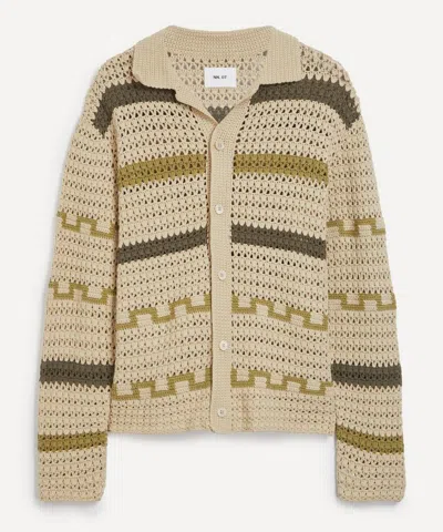 NN07 NN07 MENS FRANK CROCHET CARDIGAN