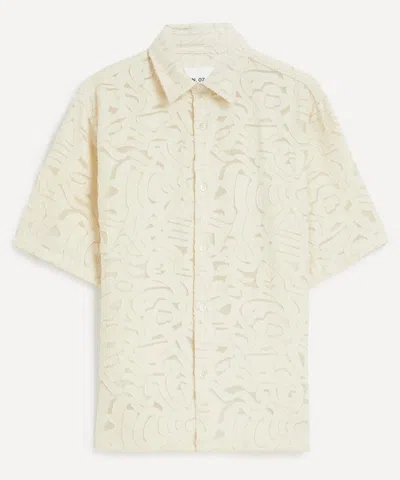 NN07 NN07 MENS FREDDY DRAPEY JACQUARD SHIRT