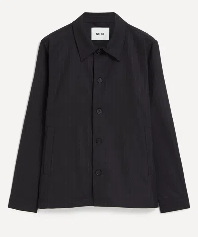 NN07 NN07 MENS ZANDER SEERSUCKER HYBRID OVERSHIRT JACKET
