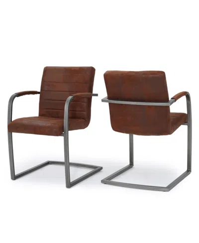 NOBLE HOUSE ALTA MODERN ARM CHAIR SET, 2 PIECE