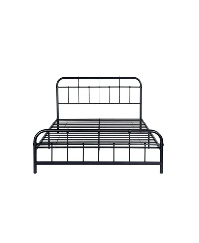 NOBLE HOUSE BERTHOUD IRON BED FRAME, QUEEN