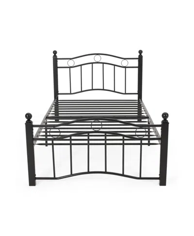 NOBLE HOUSE BOUVARDIA CONTEMPORARY IRON BED FRAME, TWIN