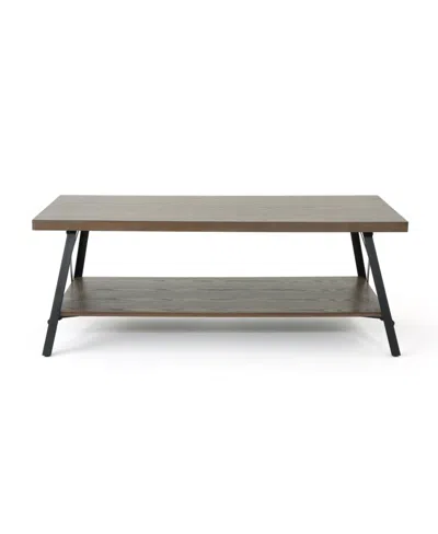 NOBLE HOUSE CAMARAN INDUSTRIAL FAUX WOOD COFFEE TABLE