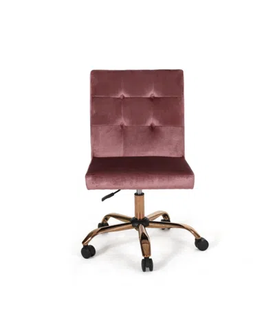NOBLE HOUSE CENTENNIAL GLAM TUFTED HOME OFFICE CHAIR WITH SWIVEL BASE