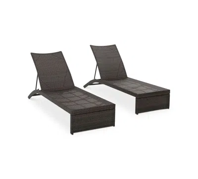 NOBLE HOUSE FRATI OUTDOOR CHAISE LOUNGES (SET OF 2)