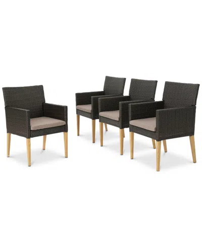 NOBLE HOUSE LAKE OUTDOOR DINING CHAIRS (SET OF 4)