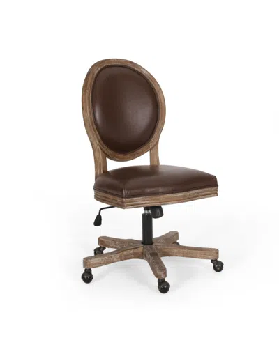 NOBLE HOUSE PISHKIN FRENCH COUNTRY UPHOLSTERED SWIVEL OFFICE CHAIR