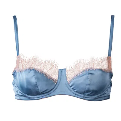 NOBLESSE OBLIGE WOMEN'S BLUE DUCK EGG LUNA UNDERWIRE BRA