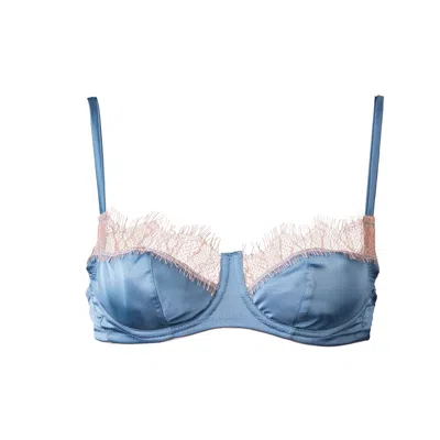 NOBLESSE OBLIGE WOMEN'S BLUE DUCK EGG LUNA UNDERWIRE BRA