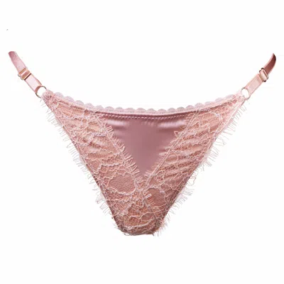 NOBLESSE OBLIGE WOMEN'S ROSE GOLD NUDE LUNA STRING