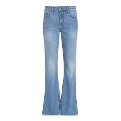 NOEND DENIM BLUE GRACE MID RISE FLARE IN BROOK POND