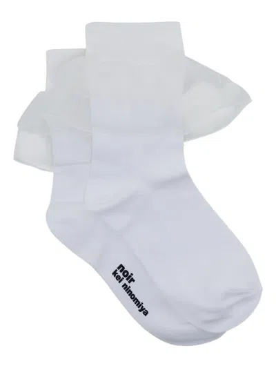 NOIR KEI NINOMIYA RUFFLED SOCKS