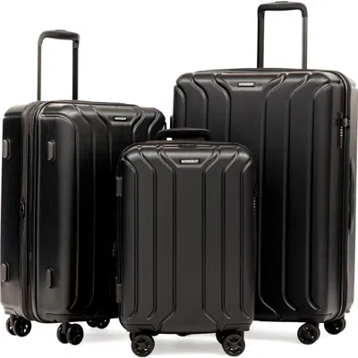NONSTOP NONSTOP NEW YORK 3 PIECE SET (20" 24" 28") 4-WHEEL LUGGAGE SET + 3 PACKING CUBES