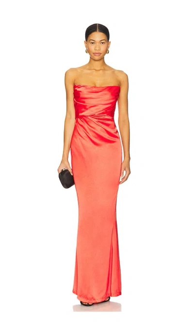 NOOKIE EMELIE STRAPLESS GOWN